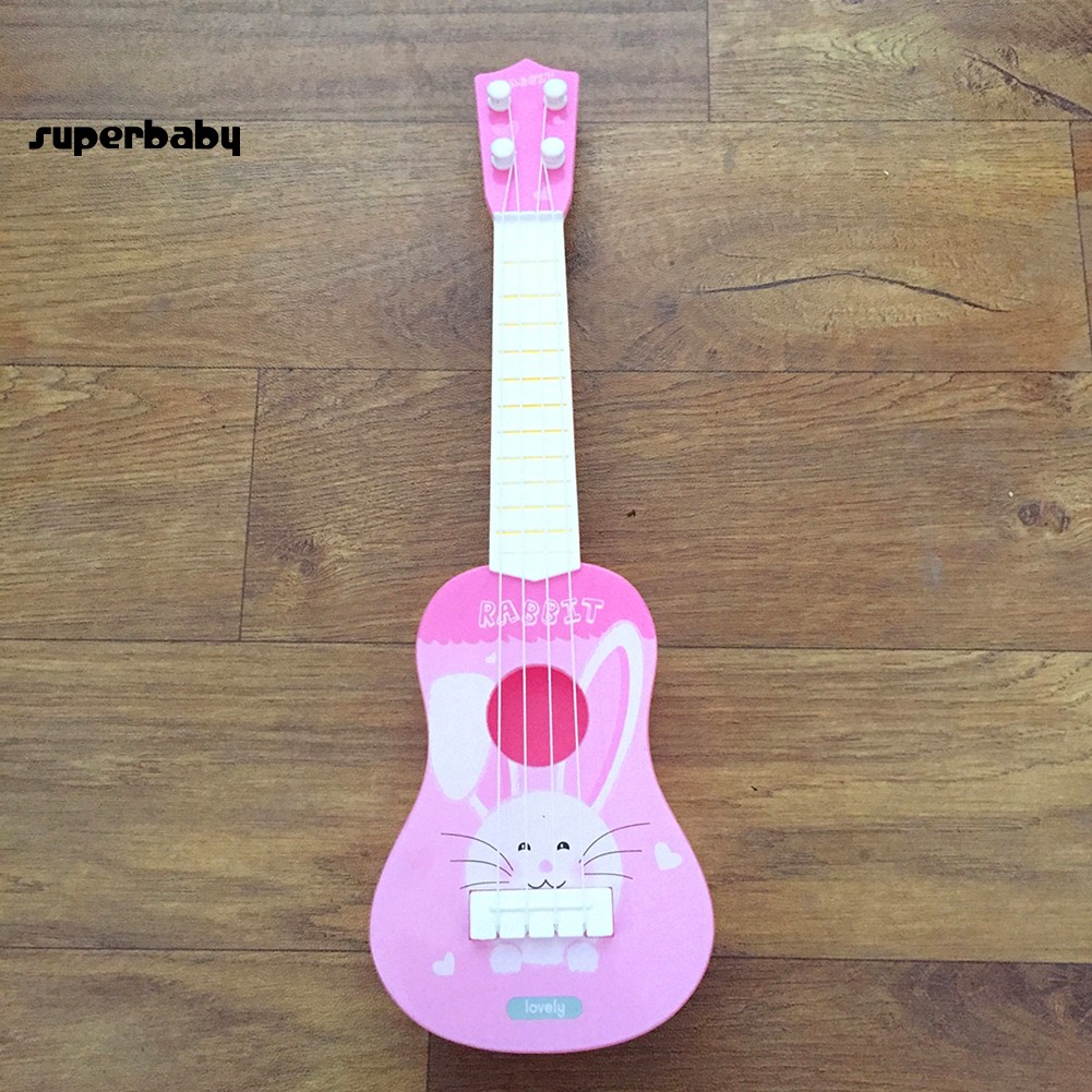 Đồ chơi guitar mini 4 dây dễ thương cho bé học tập âm nhạc