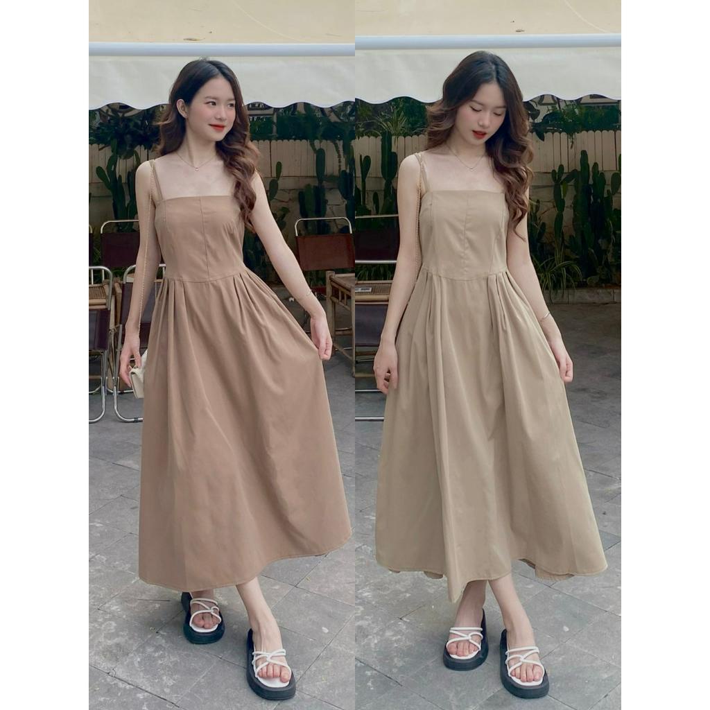(Ảnh thật) Váy 2 dây chất 2 da - 247store.vn - Vay2day3393