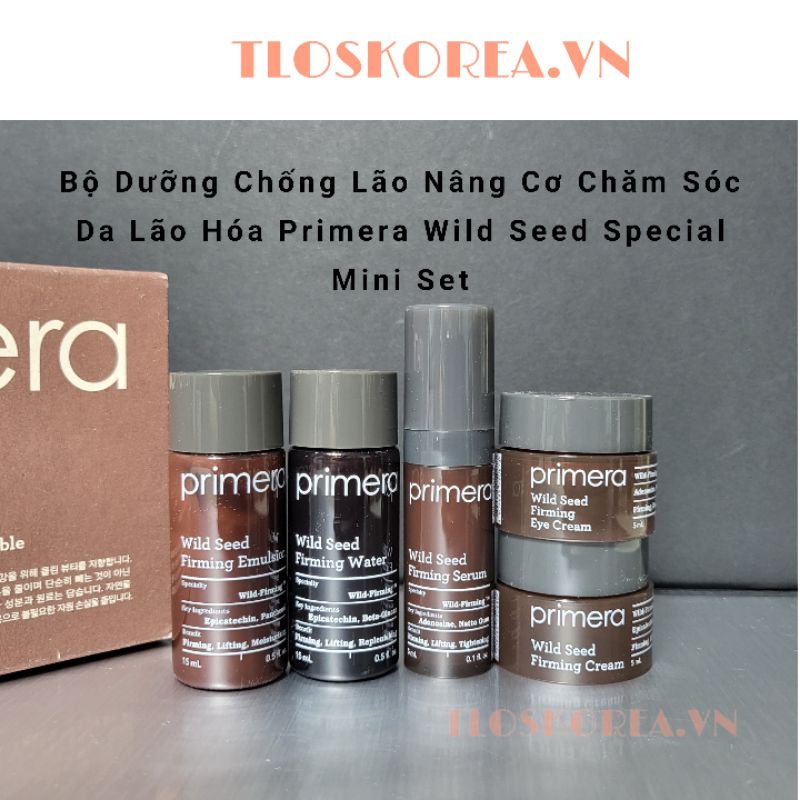 [Primera] Wild Seed Firming Emulsion/Water/Essence/Cream/Eyecream - Chống Lão/Nâng Cơ/Giảm Nhăn - Chiết Xuất Từ Đậu