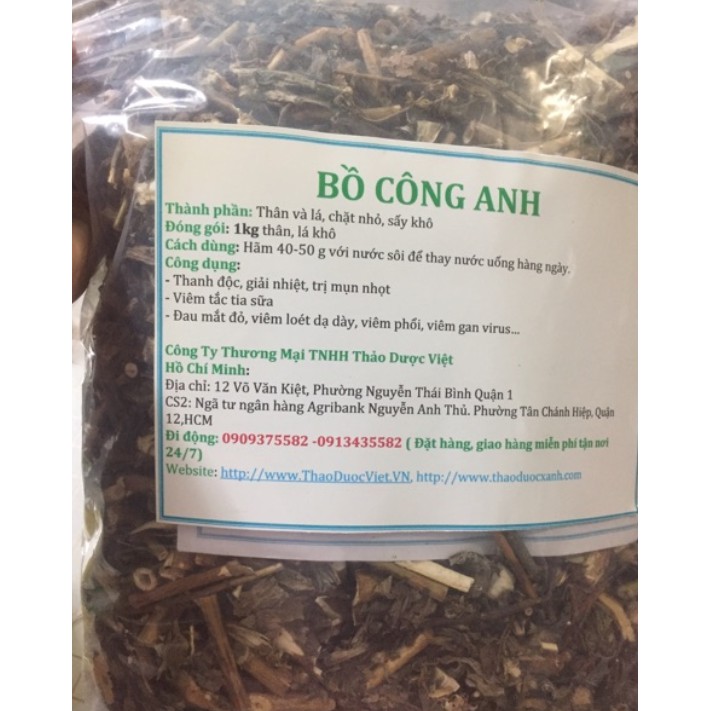 [SALE] 1kg Trà Bồ công anh sấy khô