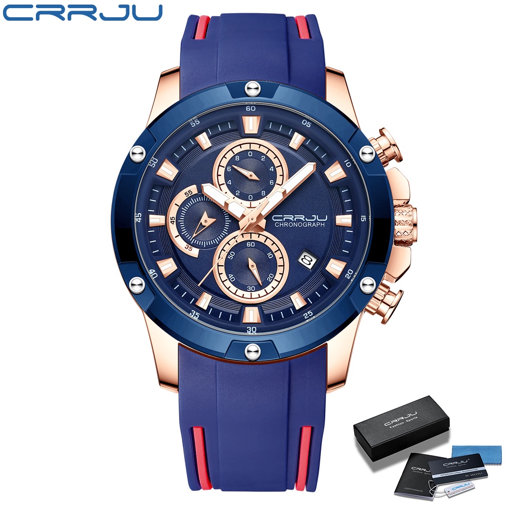 Đồng hồ quartz CRRJU 2298X đa năng chống thấm nước