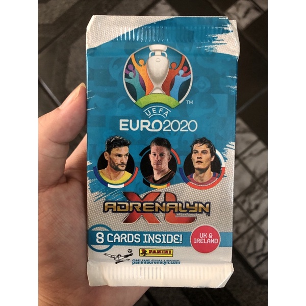 Thẻ cầu thủ W-C & Euro 2020 Adrenalyn XL Pack 8 thẻ