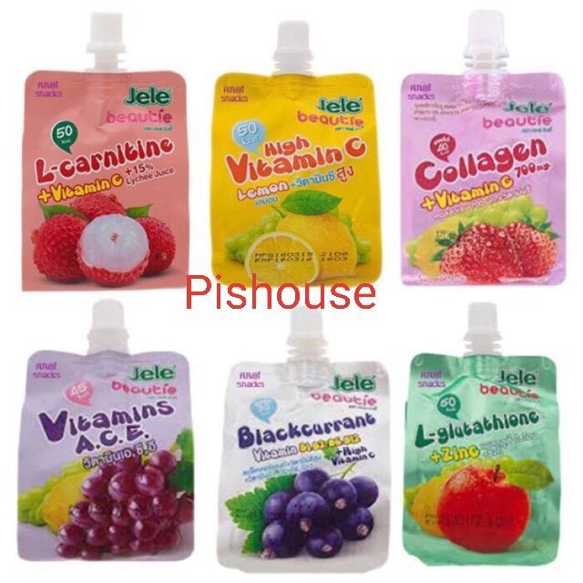 Nước thạch trái cây Jele Beautie Thái Lan gói 125/150g