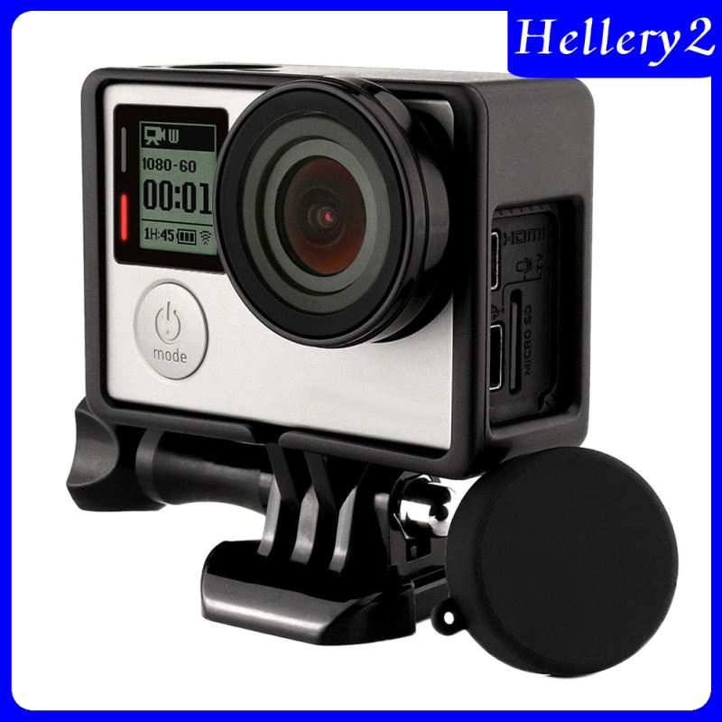 [HELLERY2] Shockproof Camera Case+UV Lens Cover +Lens Protective Cover for   Hero 4