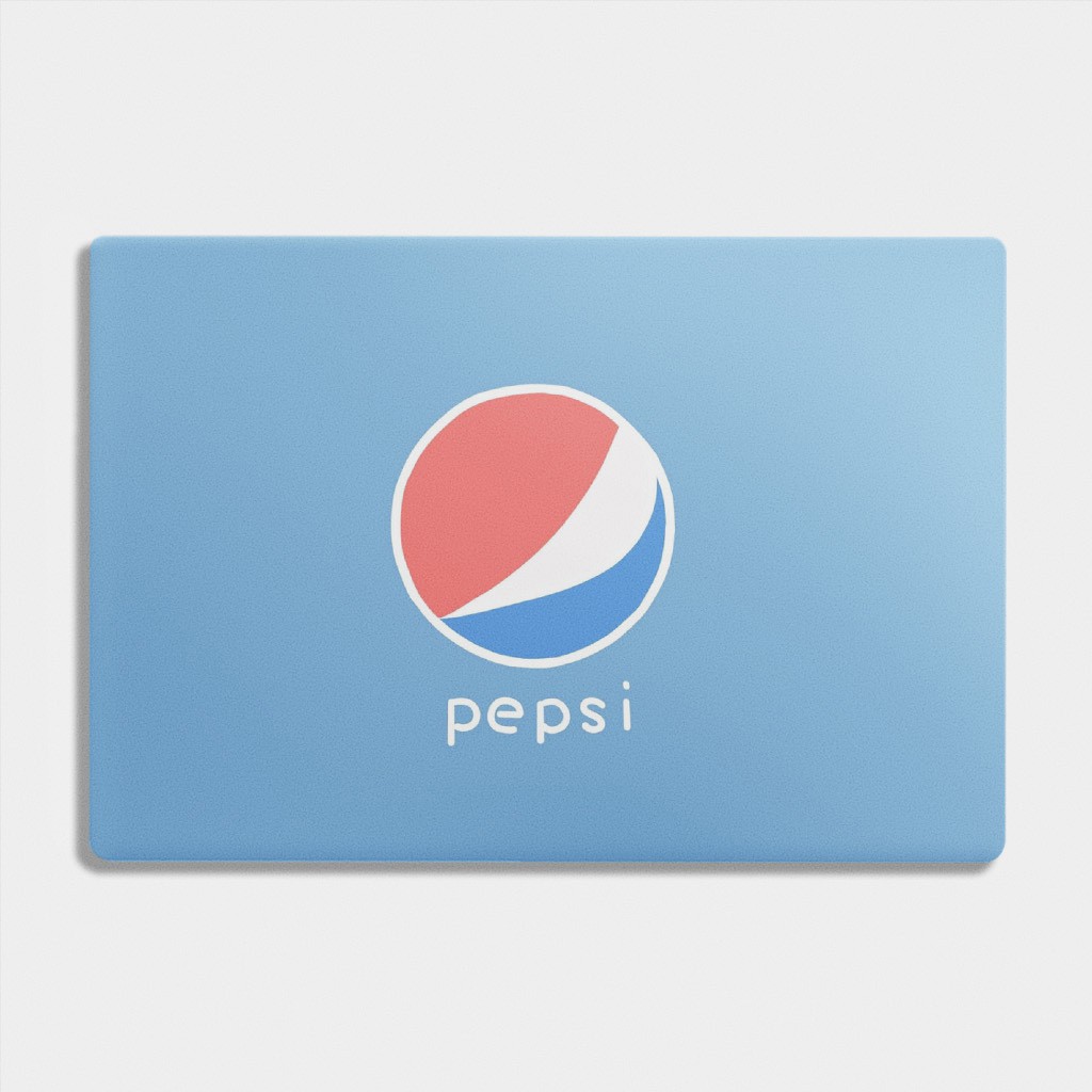 Bộ skin dán laptop mẫu Pepsi / Có mẫu decal dán cho tất cả các hãng máy tính