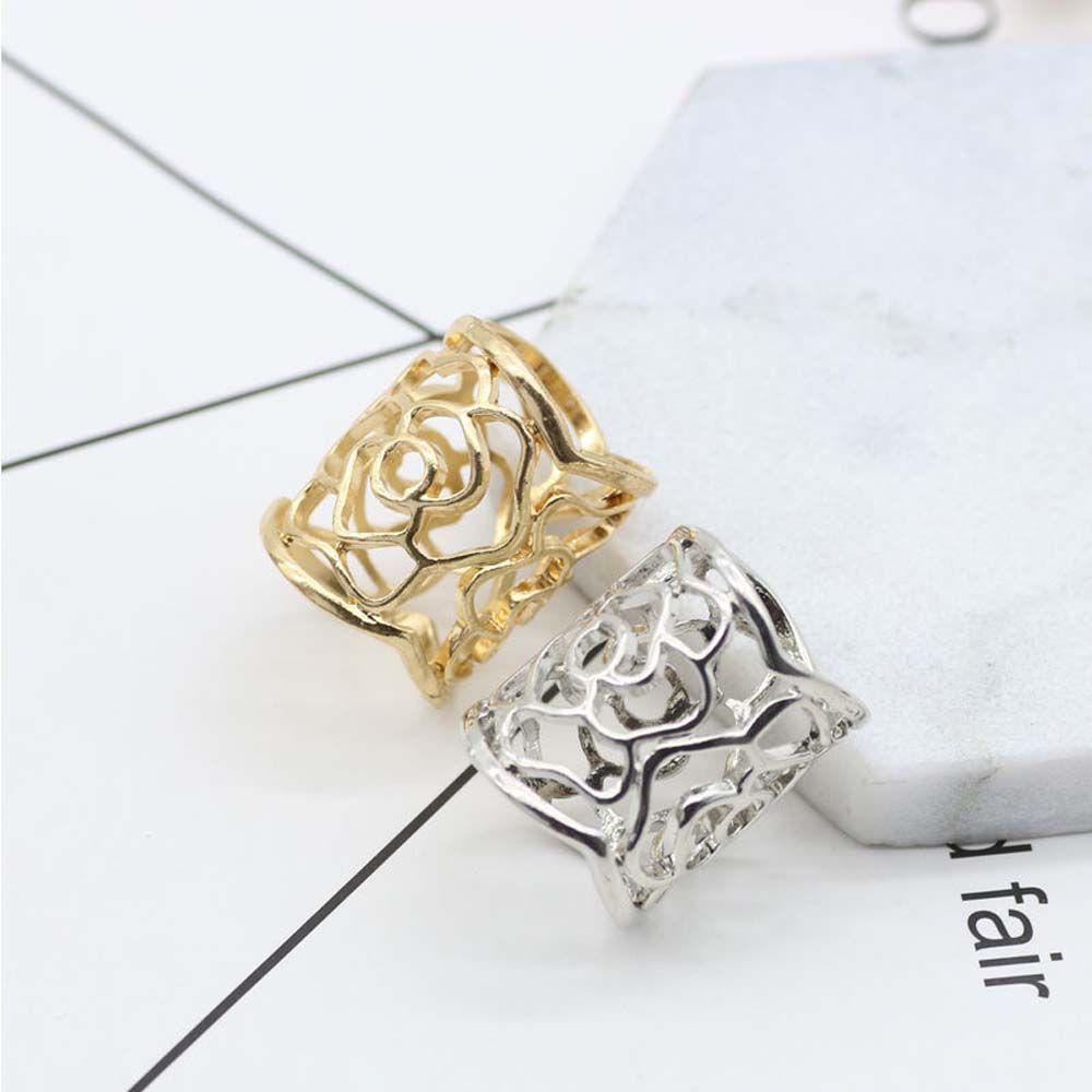 Khóa Cài Khăn Choàng Cổ Hình Tròn Rỗng Bằng Hợp Kim Đơn Giản Cho Nữ
