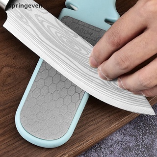 springeven 400/1000# 6in1 Stone Whetstone Bar Knife Sharpener Scissors Razor Kitchen Tools RFT