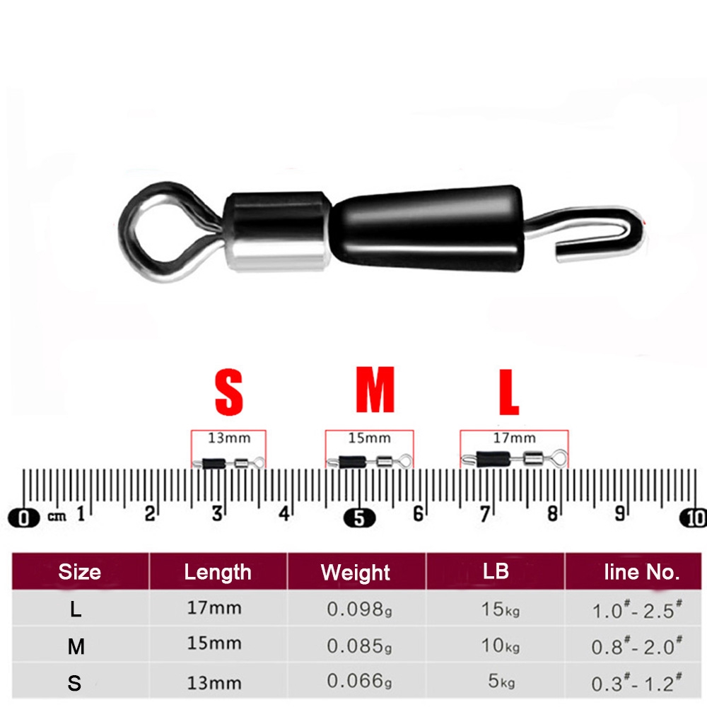 Set 20 khóa nối chuyên dụng câu cá