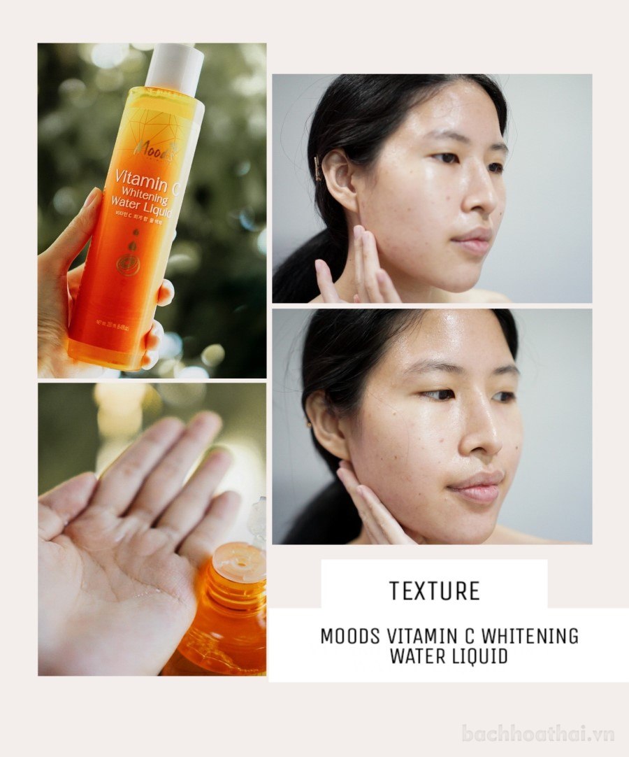 Toner dưỡng ẩm da Moods vıtamın C Whitening Liquid Thái Lan