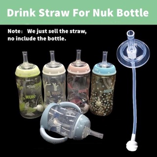 Núm ống hút chống sặc kèm van chống sặc cho bình cổ rộng Nuk