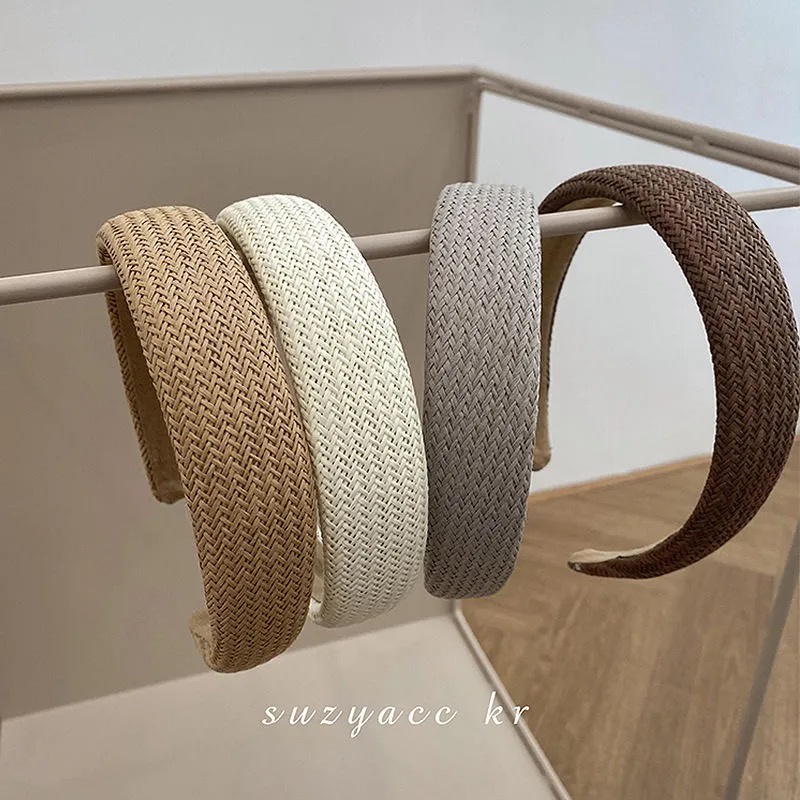 Băng Đô Cotton Lanh 3CM Thời Trang Cho Nữ