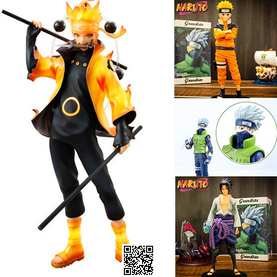1730 Mô hình Anime Naruto nhiều nhân vật Itachi Sasuke Kakashi