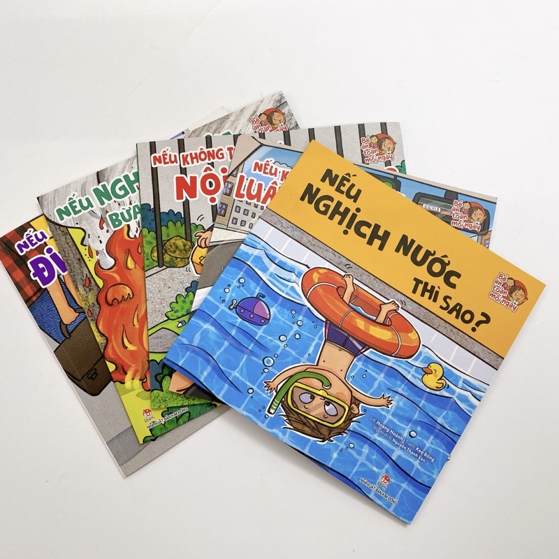 Sách Bé an toàn mỗi ngày 5 cuốn chọn lẻ NXB Kim Đồng