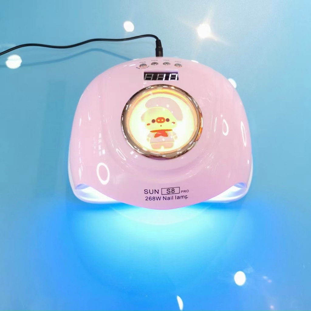 Máy hơ gel 2in1 Sun s8 pro 268W 57 bóng đèn - - bảo hành 3 tháng – Sushi nail mi