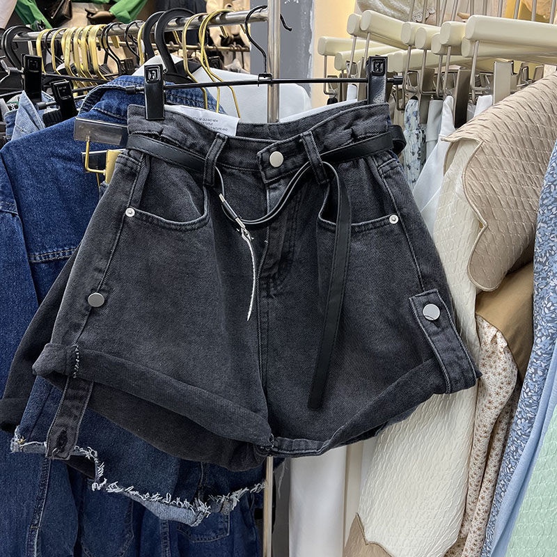 Quần short denim JSC ống rộng lưng cao thời trang mùa hè dành cho nữ