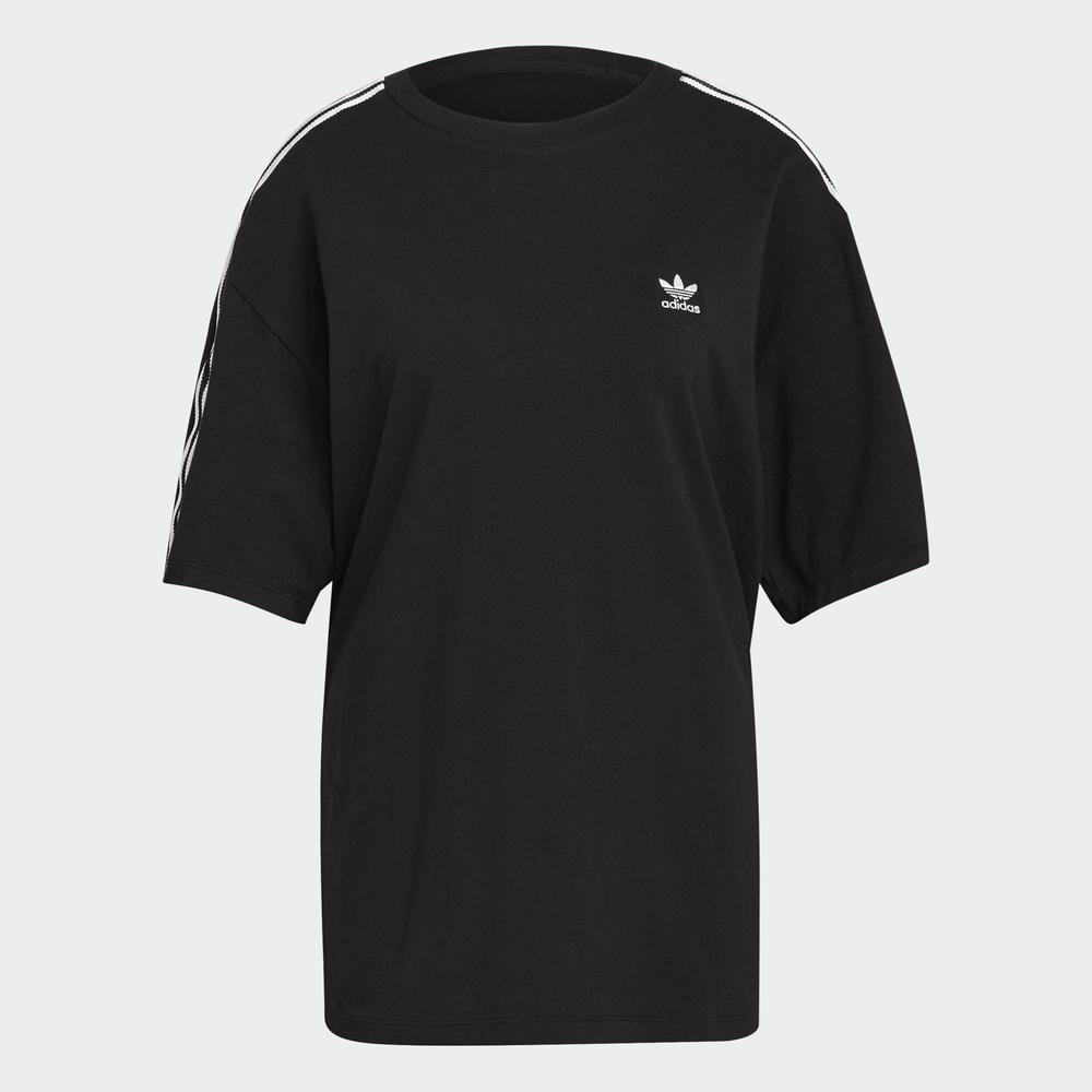 Áo Tee adidas ORIGINALS Nữ Áo Thun Satin Tape Classics Adicolor Màu đen H37811
