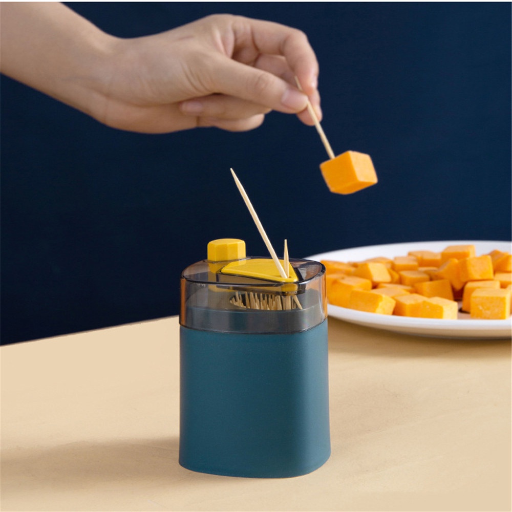 Hộp đựng tăm xỉa răng loại nhấn bật lên tự động sáng tạo