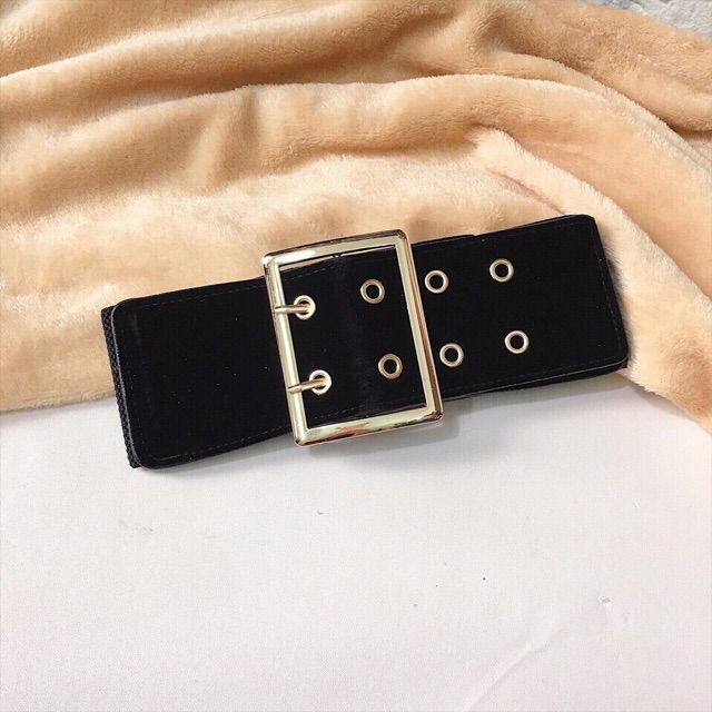 Đai Váy Nhung 7cm , 8 lỗ