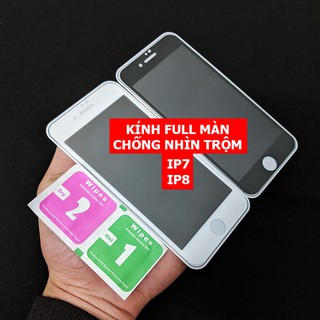 Kính cường lực chống nhìn trộm Iphone 7, Iphone 8