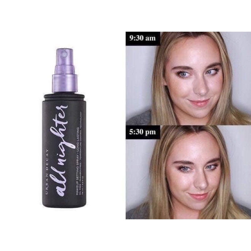 Xịt Khoá Makeup Urban Decay All Nighter Makeup Setting Spray