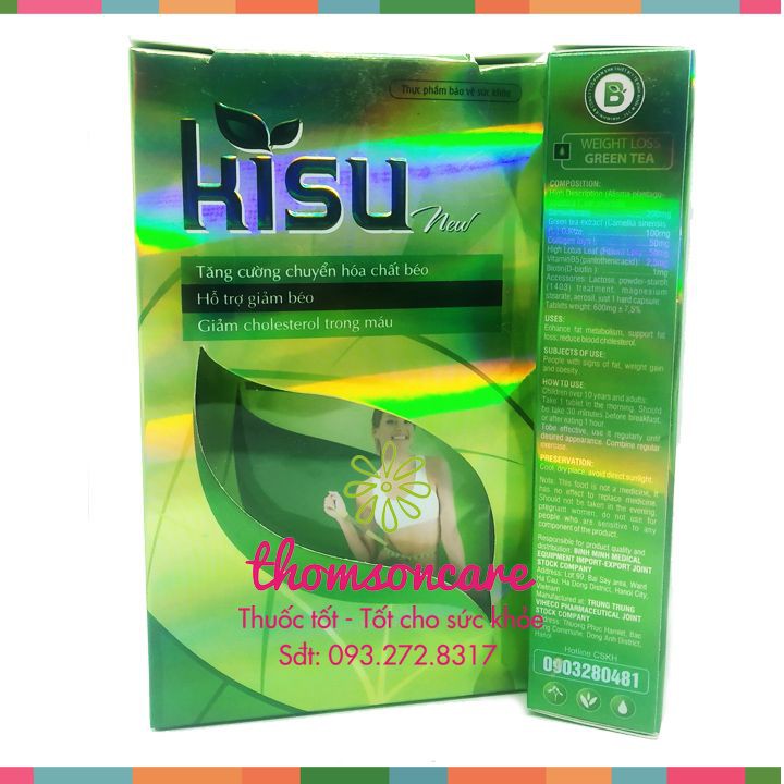 Kisu - Hỗ trợ giảm cân từ thảo dược - Mẫu mới - Hộp 20 viên - Chính hãng | BigBuy360 - bigbuy360.vn