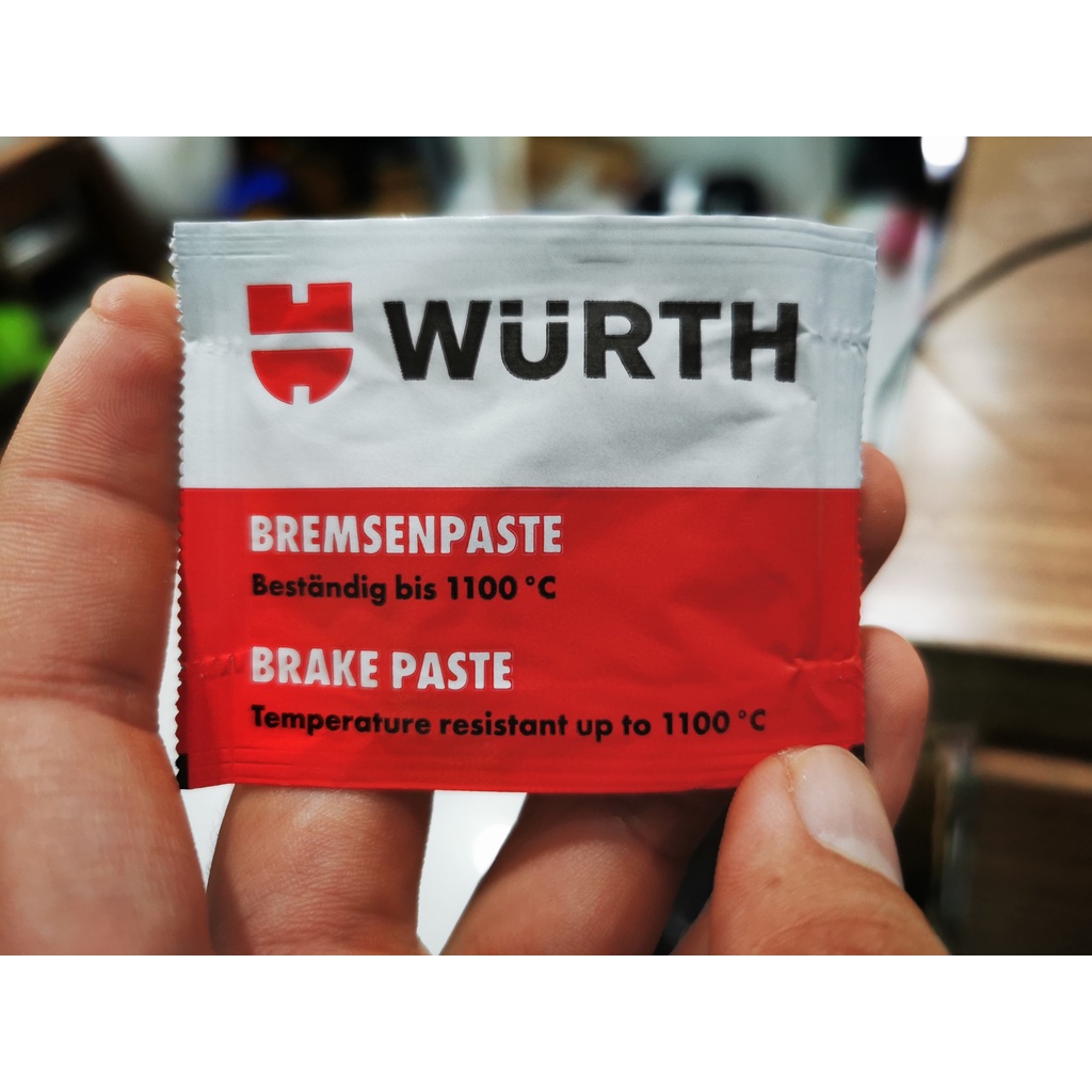 Mỡ Bò Tra Má Phanh Wurth Brake Paste Gói 5.5g