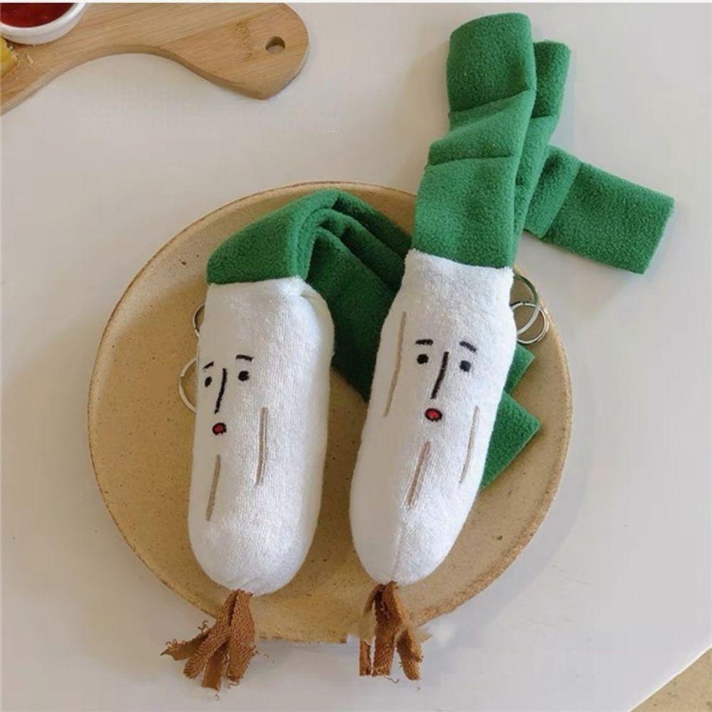 JARRED Móc Khóa Hình Rau Củ Quả Nhồi Bông Đáng Yêu charms