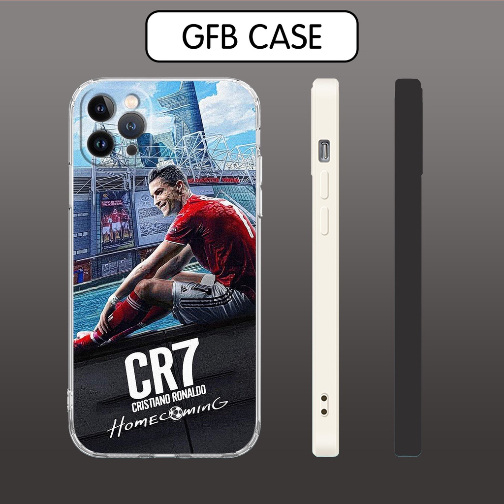 Ốp điện thoại cr7 welcome home manchester pro 13 11 12 promax 7 8 plus xs X Xr RED20210067