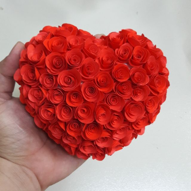 Combo làm trái tim hoa hồng