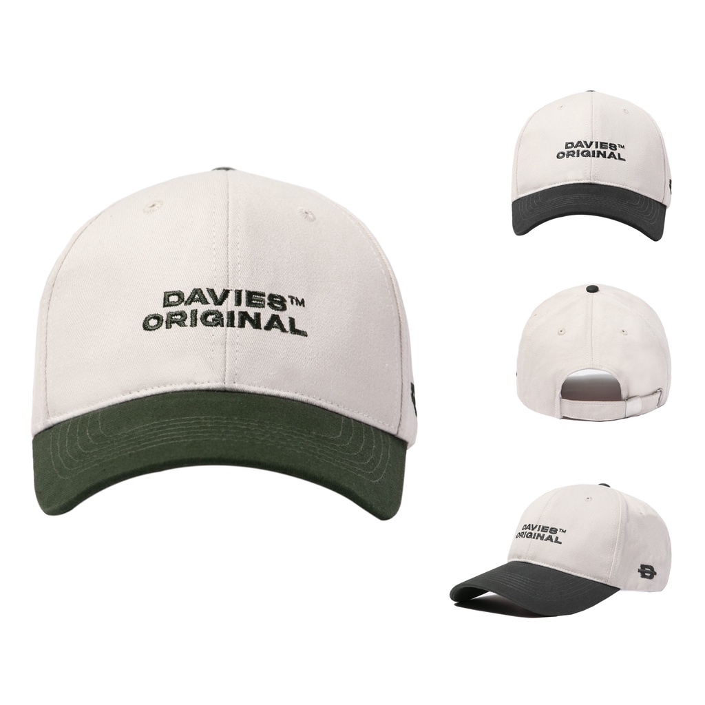 Mũ lưỡi trai nam nữ đẹp màu xám Two Color Baseball Cap  local brand Davies | D-HAT07-X