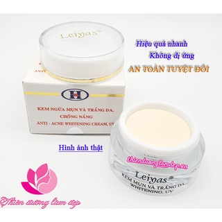 Kem ngừa Mụn và Trắng da, Chống nắng Leiyas - 10g