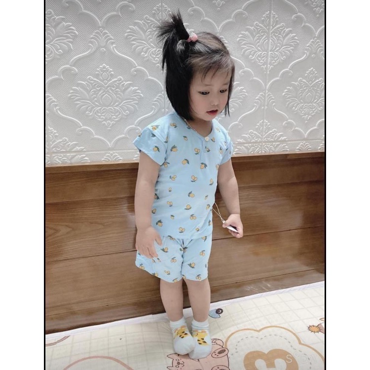 Bộ cộc tay cho bé  Bộ cộc tay Minky Mom Trái Cây cho bé trai bé gái  chất thun lạnh cao cấp siêu mềm siêu mát