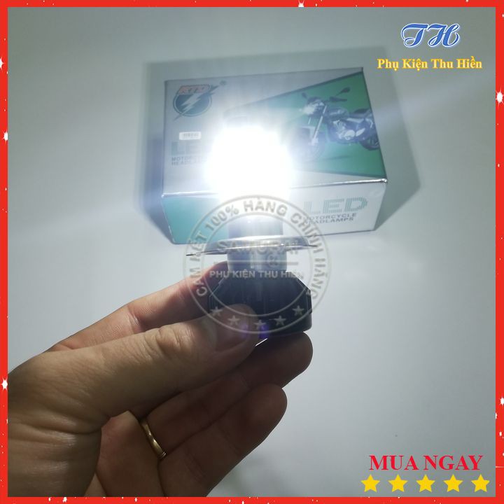 Bóng Đèn Led H4  Cho Xe Máy 6 Tim Xịn