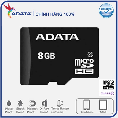 Thẻ Nhớ Adata Micro SDHC 8GB class 4