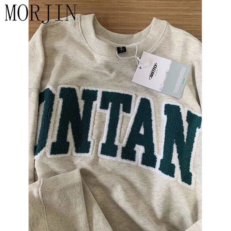 Áo Sweater Chất nỉ da cá xịn, chữ thêu phong cách unisex