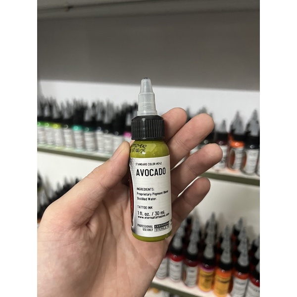 Mực xăm Eternal ink Avocado chính hãng USA
