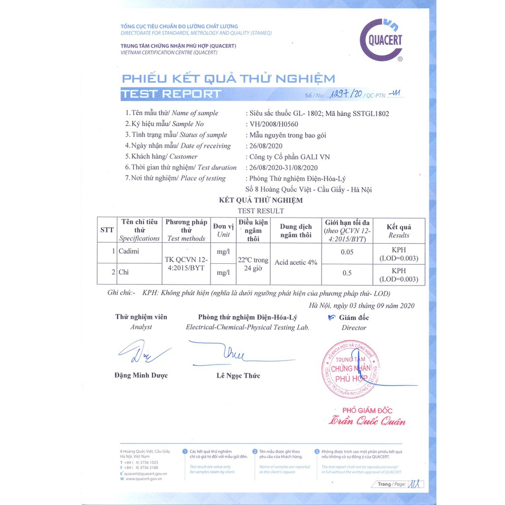 Siêu sắc thuốc GL-1802 3.3L nhập khẩu bảo hành chính hãng tiêu chuẩn an toàn thực phẩm QCVN 12-3:2011/BY