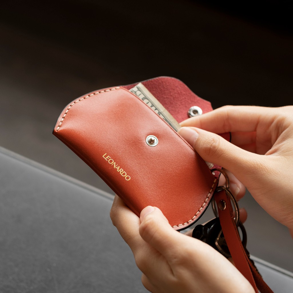 Ví nữ Card Layla da Nappa nhập khẩu thương hiệu Leonardo | BigBuy360 - bigbuy360.vn