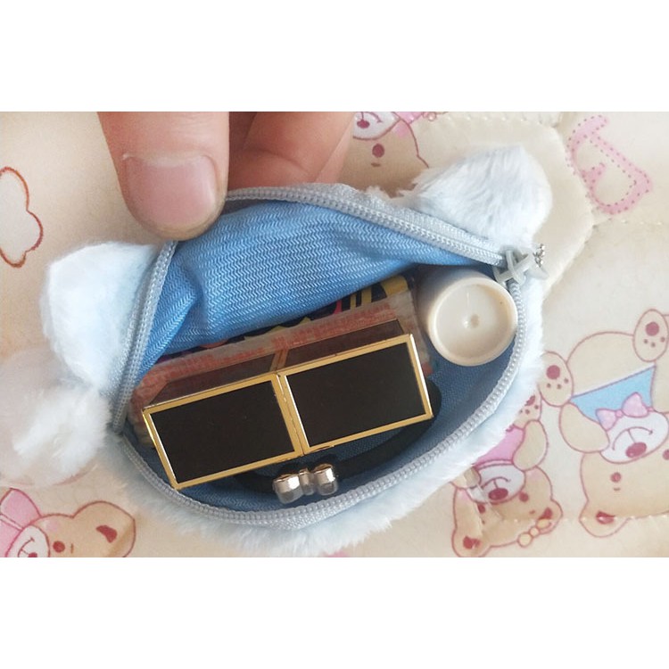 new mini plush wallet small bag gift purse children girl gift sanrio Cinnamoroll