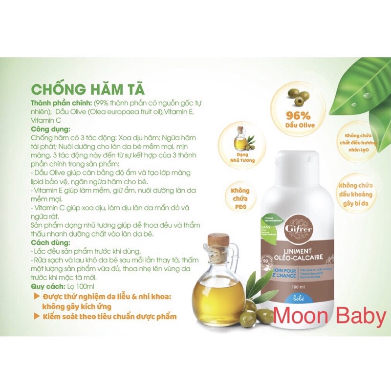 Sữa Tắm Gội 2 in 1 Kháng khuẩn Gifrer của Pháp cho bé