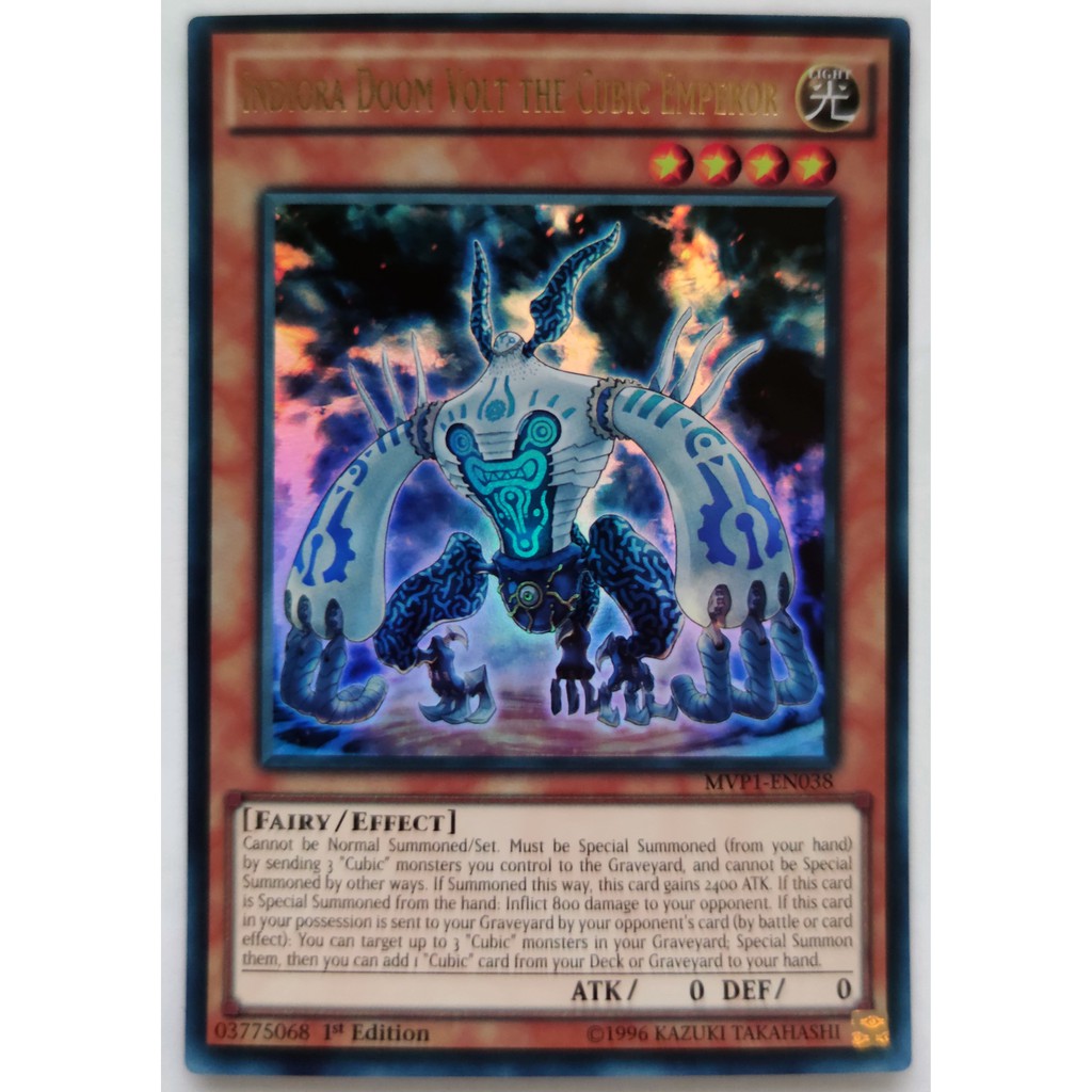 [Thẻ Yugioh] Indiora Doom Volt the Cubic Emperor |EN| Ultra Rare (Duel Monsters)