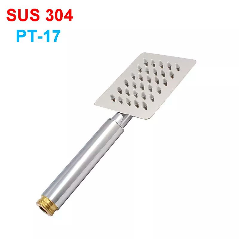 Vòi sen inox PT17 SUS 304 ren đồng