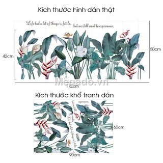 Decal dán tường cây xanh A169