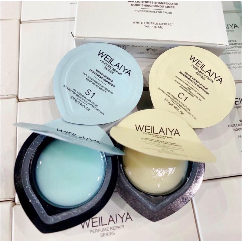 { Mini Test} Cặp Dầu Gội Dầu Xả phục hồi Nấm Truffle Weilaiya
