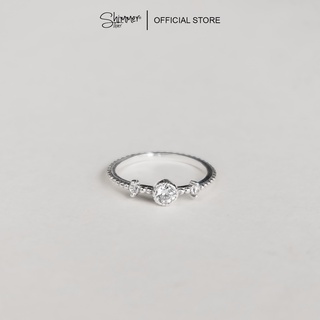 Nhẫn bạc 925 nữ - outlet 80 - shimmer silver