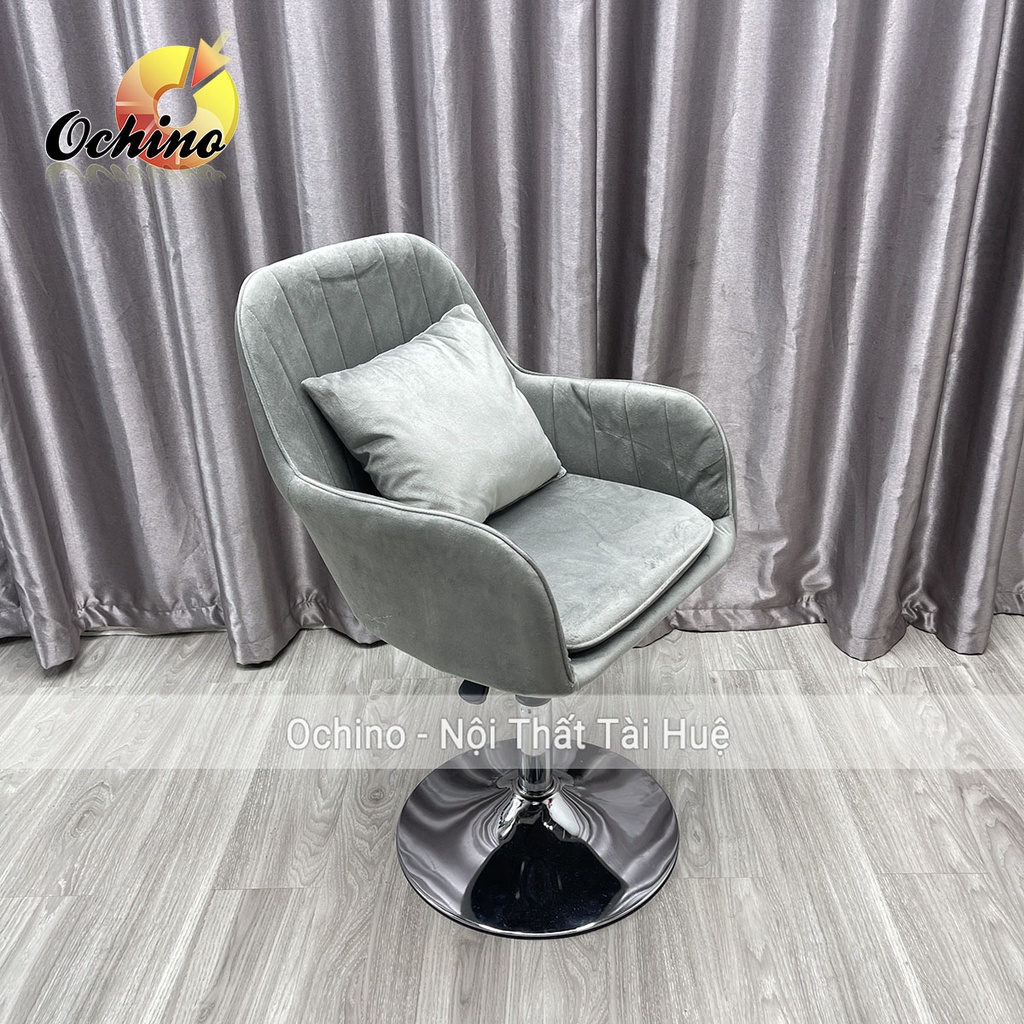 Ghế Trang Điểm Cá Nhân Mẫu Vân Sò Cao Cấp Phong Cách Hiện Đại Chân Thấp 30-50 Và Xoay Được 360 Độ ( Có Sẵn)