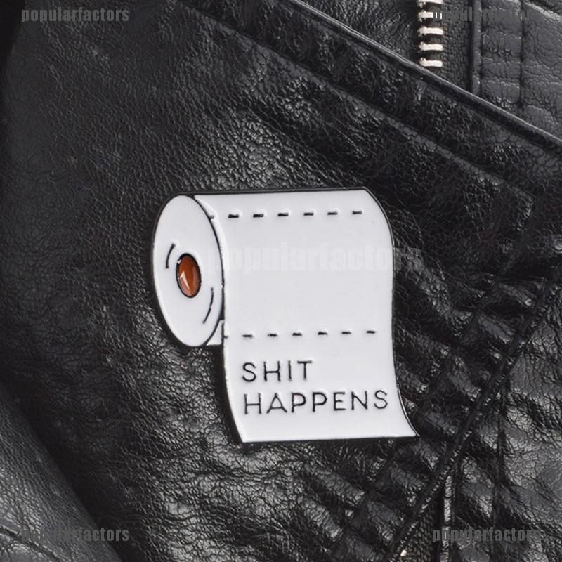 Ghim Cài Áo Hình Cuộn Giấy Vệ Sinh Dễ Thương