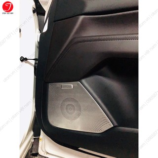 Ốp màng loa cánh cửa Mazda CX8 2018 2020 Innox bạc