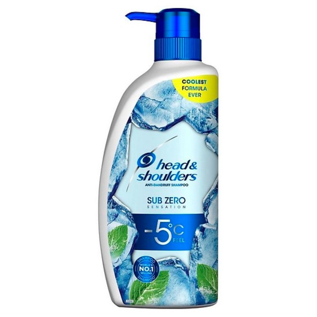 Dầu Gội HEAD&SHOULDERS Sub-Zero Băng Lạnh 0 Độ 800ML