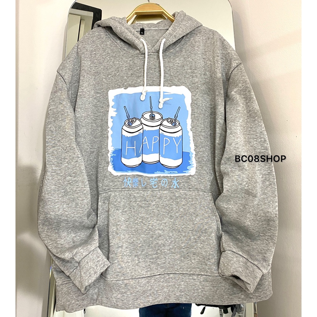 Áo hoodie form rộng Unisex phong cách Hàn Quốc năng động cho cặp đôi (4 MÀU) BC300